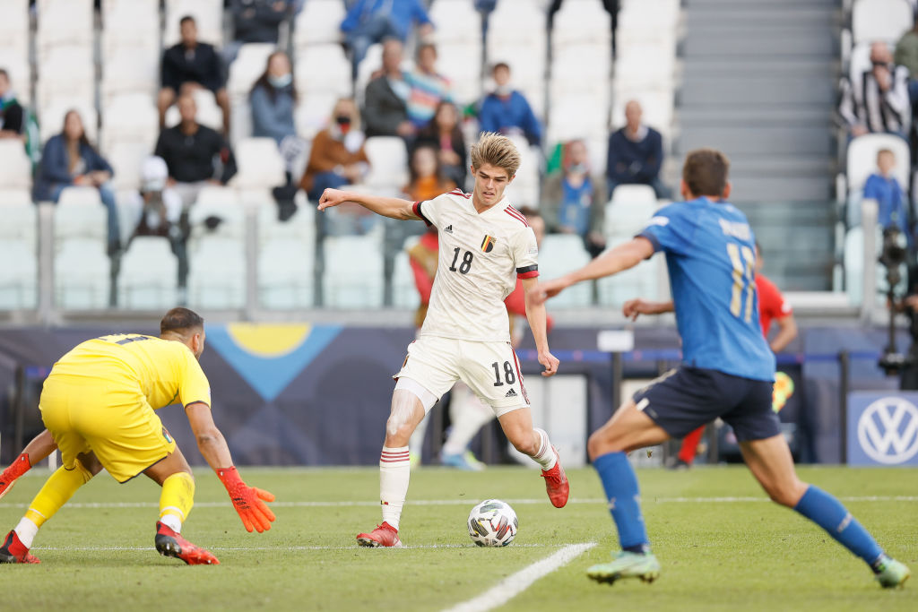 SOCCER NATIONS LEAGUE BELGIUM VS ITALY