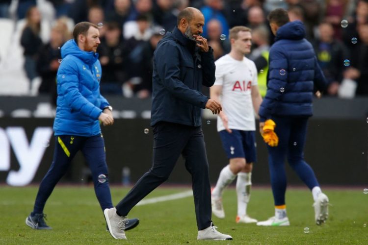 Tottenham fans livid at Nuno as they suffer another disappointing loss
