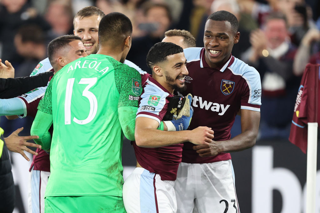 West Ham United v Manchester City - Carabao Cup Round of 16