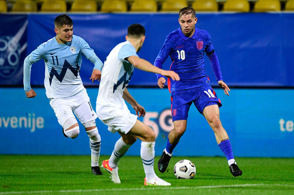 Slovenia v England - UEFA Euro U21 Qualifier