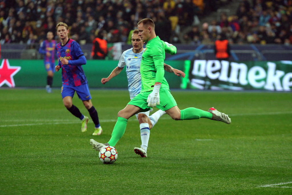 Dynamo vs Barcelona in UCL match in Kyiv