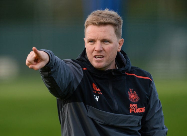 Eddie Howe says he will be making assessments on Newcastle man, has shown intelligence in training