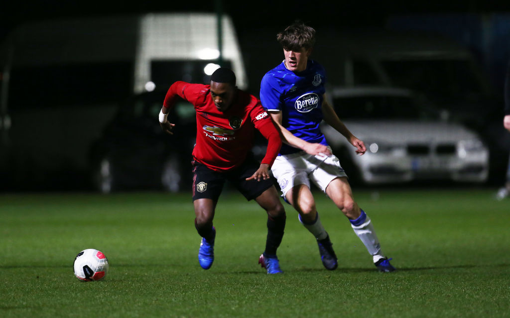 Everton v Manchester United: U18 Premier League