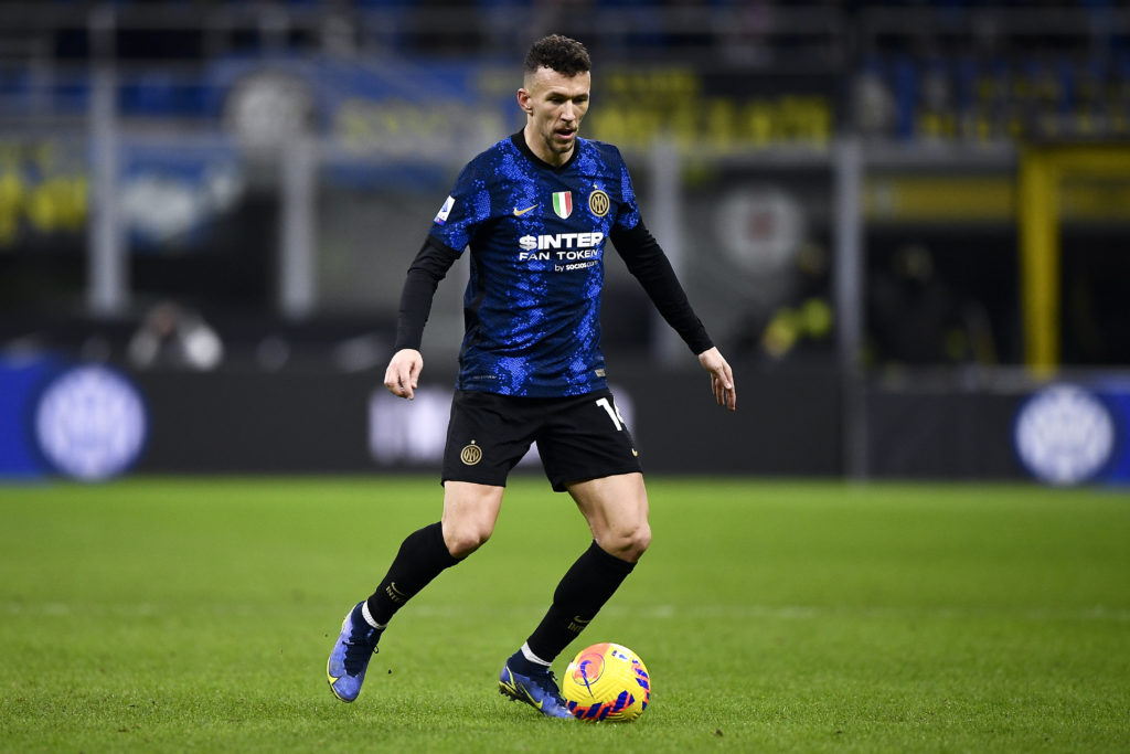 Ivan Perisic of FC Internazionale in action during the Serie