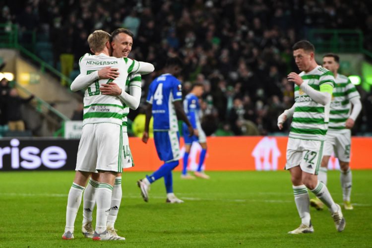 John Hartson and Liam Henderson react, as Celtic youngster opens senior account