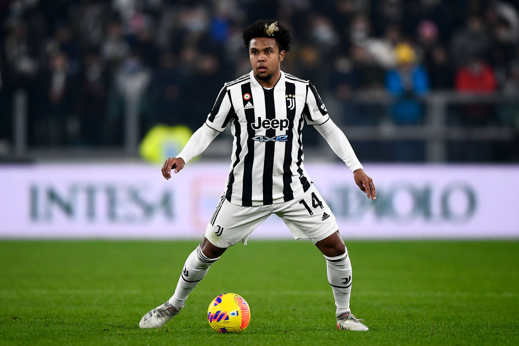 Weston McKennie of Juventus FC in action during the Serie A