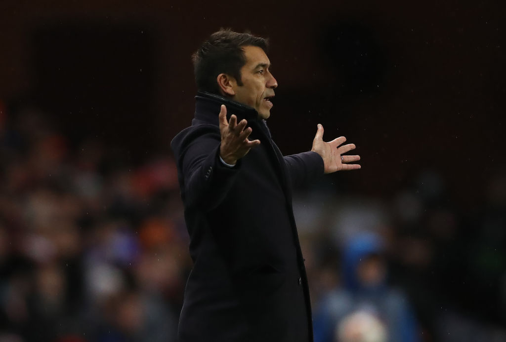 Glasgow Rangers Ibrox manager Giovanni van Bronckhorst