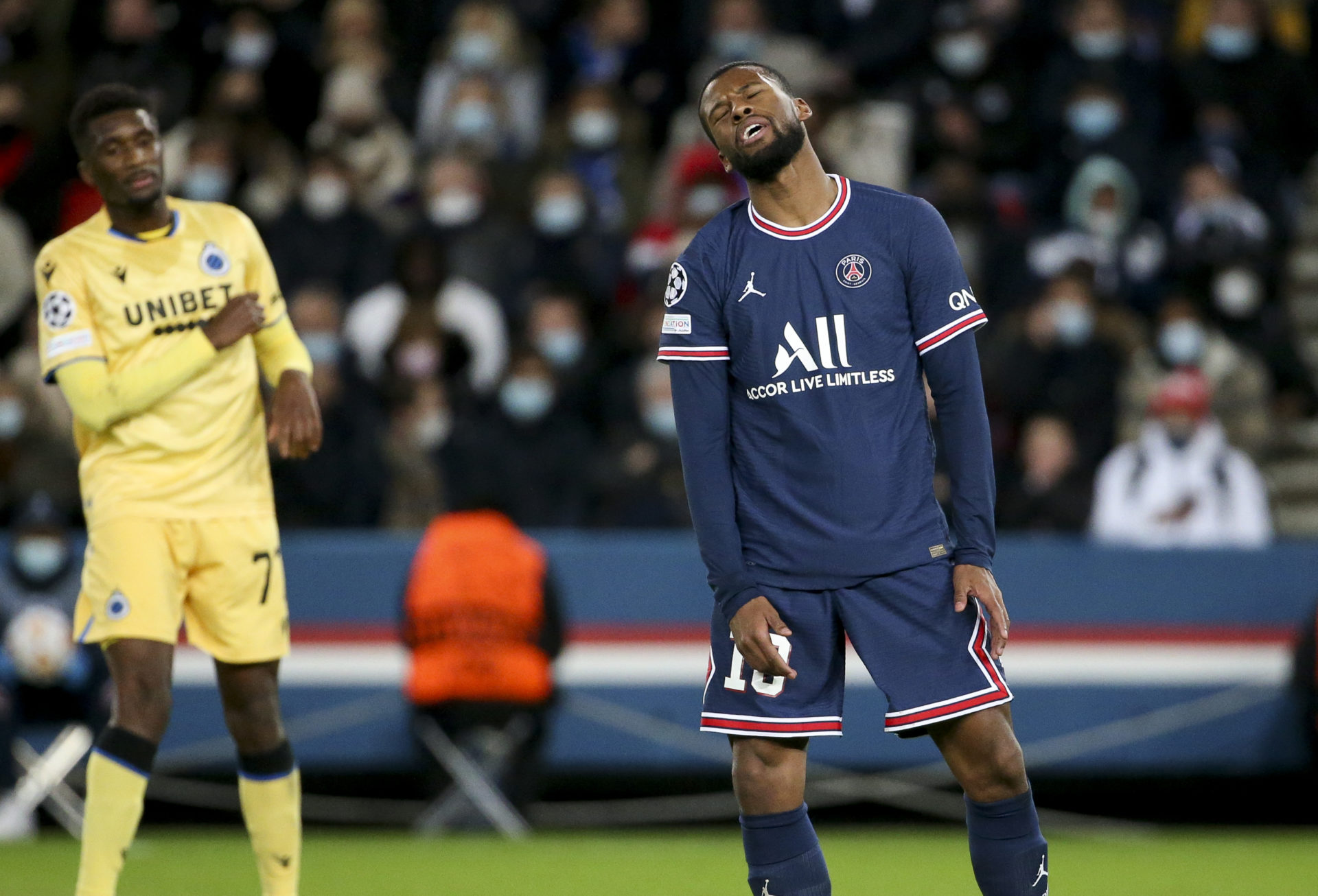 Paris Saint-Germain v Club Brugge KV: Group A - UEFA Champions League