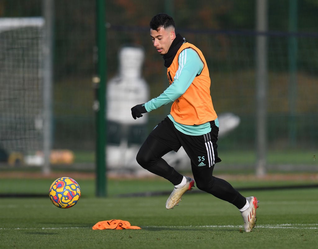 Arsenal Training Session Gabriel Martinelli