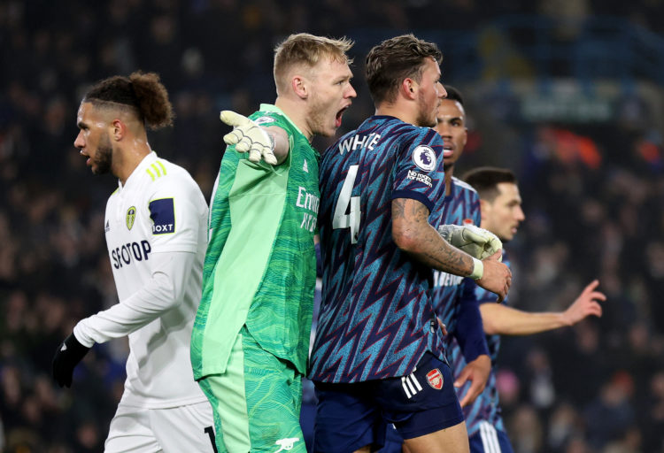 Arsenal stopper Aaron Ramsdale gets team of the season nod following excellent form