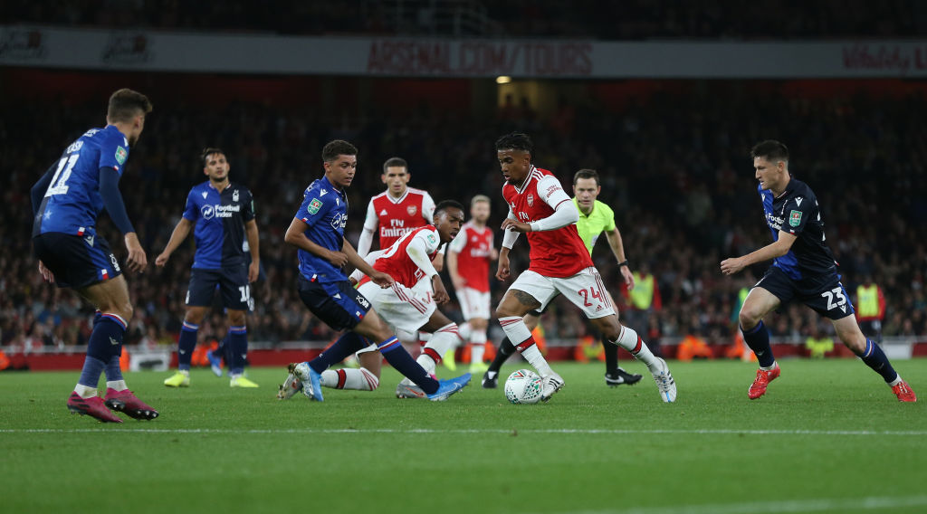 Arsenal FC v Nottingham Forrest  - Carabao Cup Third Round