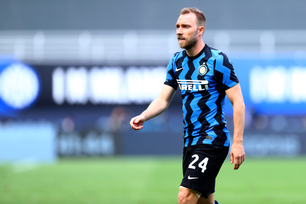 Christian Eriksen of Fc Internazionale  looks on during the