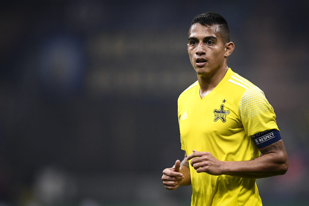 Frank Castaneda of FC Sheriff Tiraspol looks on during the