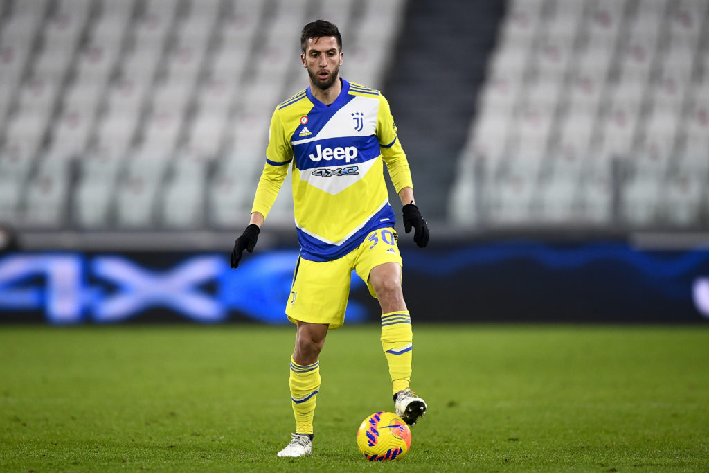 Rodrigo Bentancur of Juventus FC in action during the Coppa
