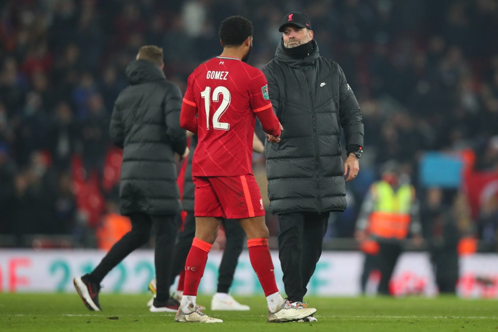 Jurgen Klopp Joe Gomez Liverpool