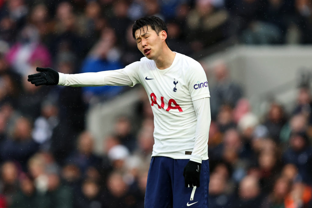 Son Tottenham training