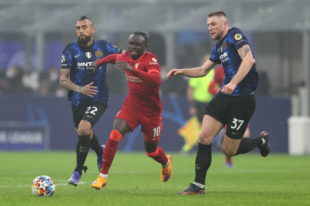 FC Internazionale v Liverpool FC: Round Of Sixteen Leg One - UEFA Champions League