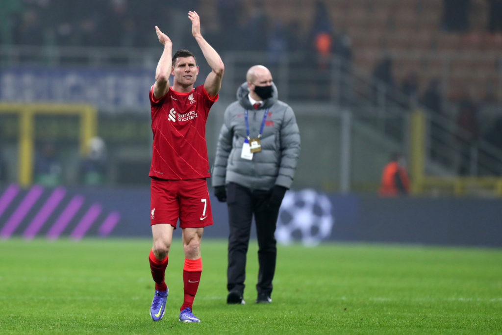 Inter v Liverpool FC: Round Of Sixteen Leg One - UEFA Champions League