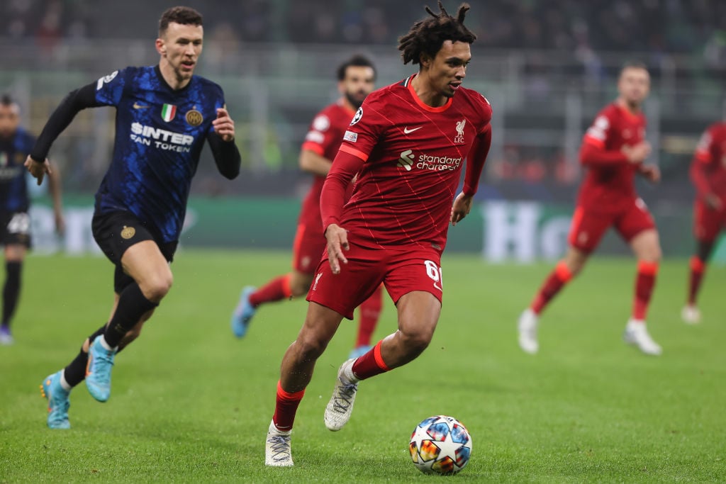 Trent Alexander-Arnold of Liverpool FC seen in action during