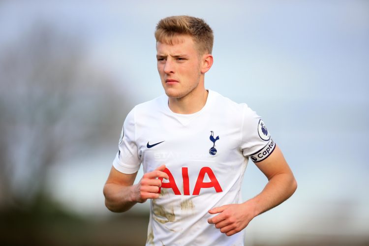 Video: 20-year-old Spurs talent spotted in winning team with Kulusevski during training session today