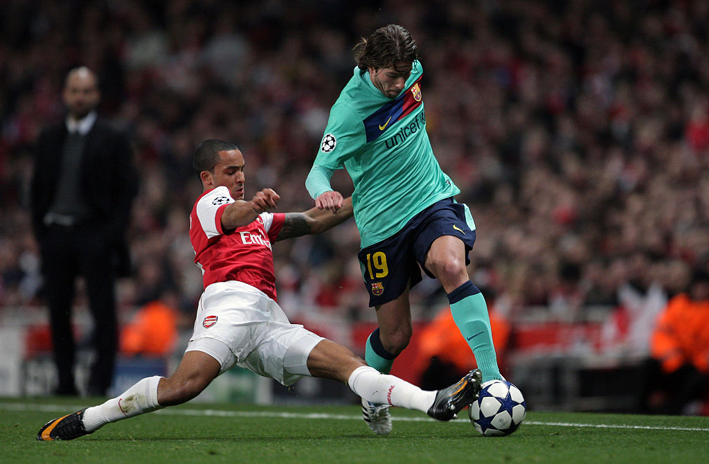 Soccer - UEFA Champions League Round of 16 First Leg - Arsenal v FC Barcelona
