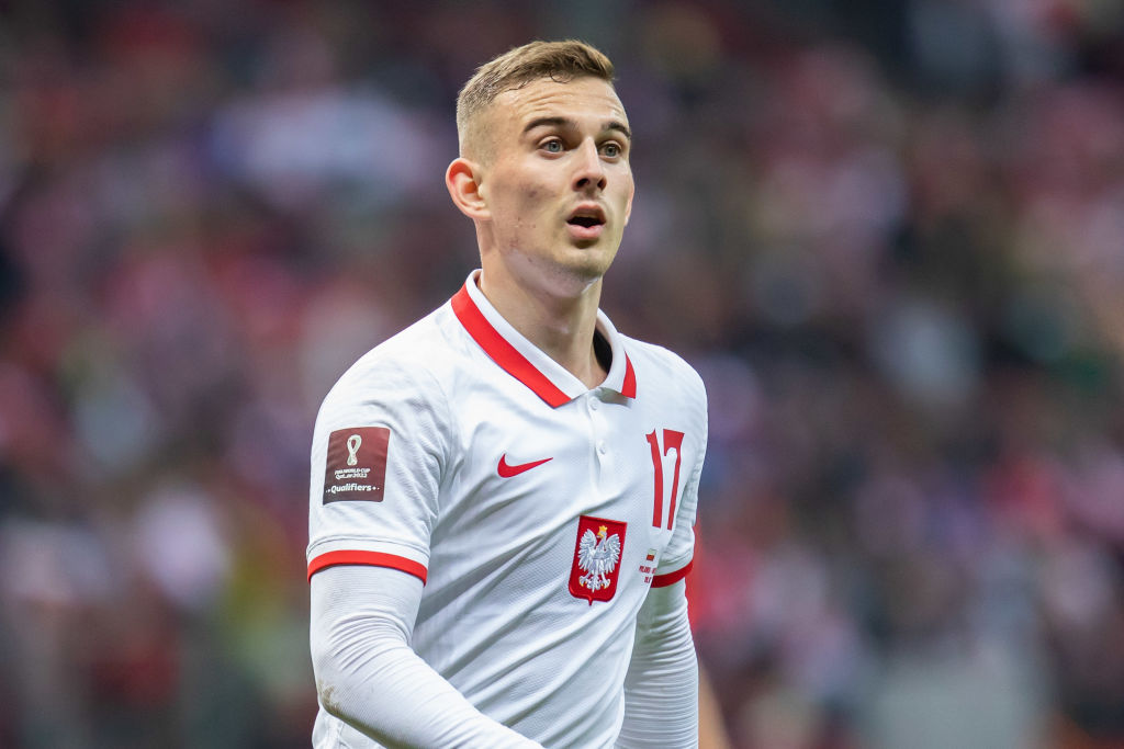 Kacper Kozlowski of Poland seen during the FIFA World Cup