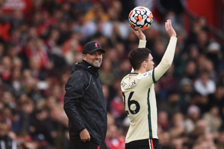 'My favourite for a long, long time': Klopp raves about what Liverpool 28-year-old did this week
