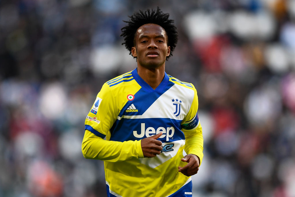 Juan Cuadrado of Juventus FC looks on during the Serie A