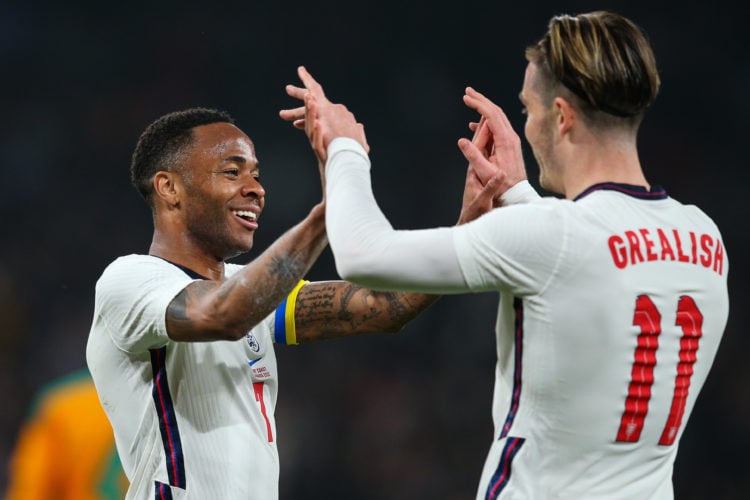 Grealish shares what he said to Sterling during celebrations after he scored for England last night