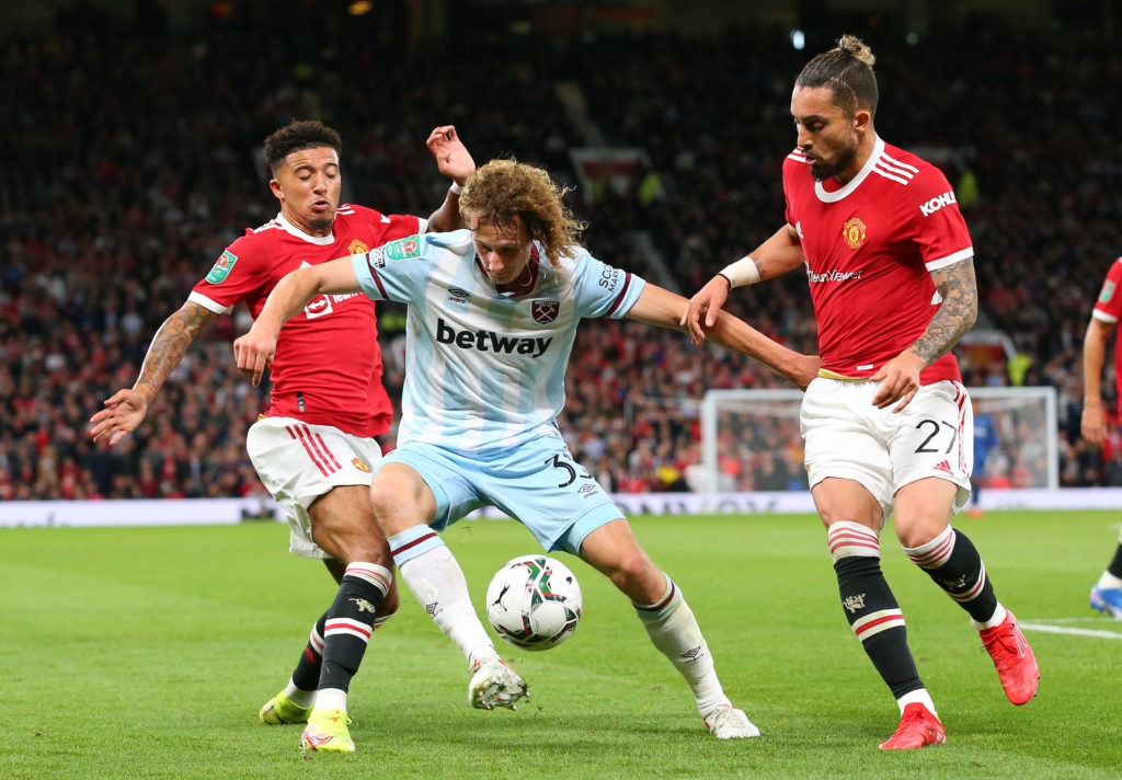Manchester United v West Ham United - Carabao Cup Third Round