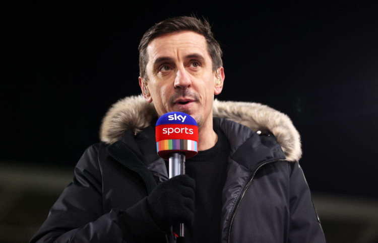 Gary Neville suggests he's changed his mind on Arsenal this season