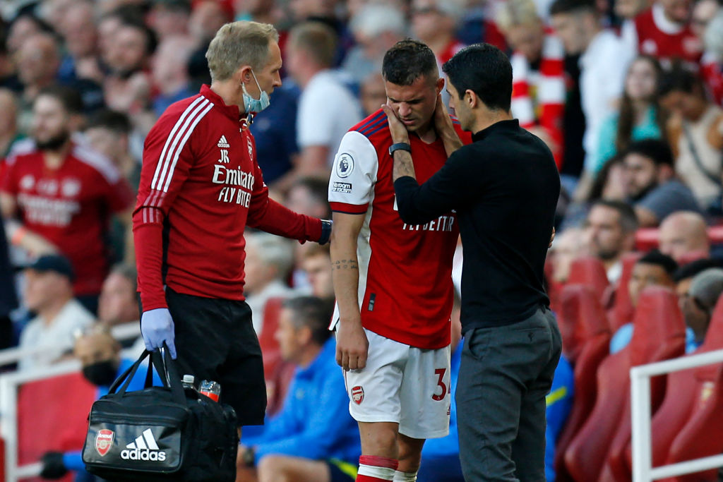 Xhaka left back