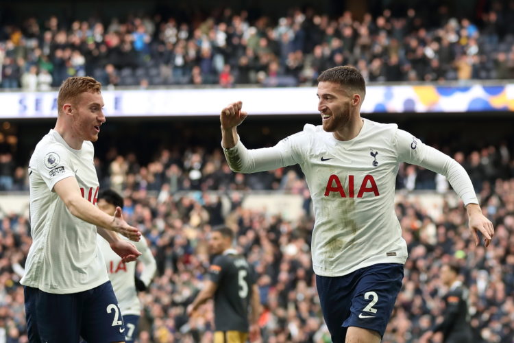 Doherty shares what Harry Kane told him after his Tottenham goal