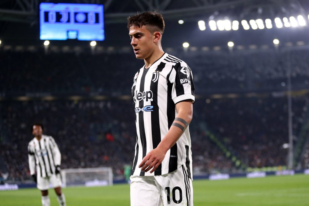 Paulo Dybala of Juventus Fc looks on during the Serie A