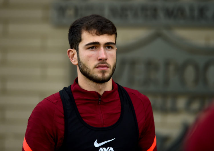 Photo: Klopp calls up 'outstanding' 6ft 3in teenager to Liverpool first-team training pre-Everton