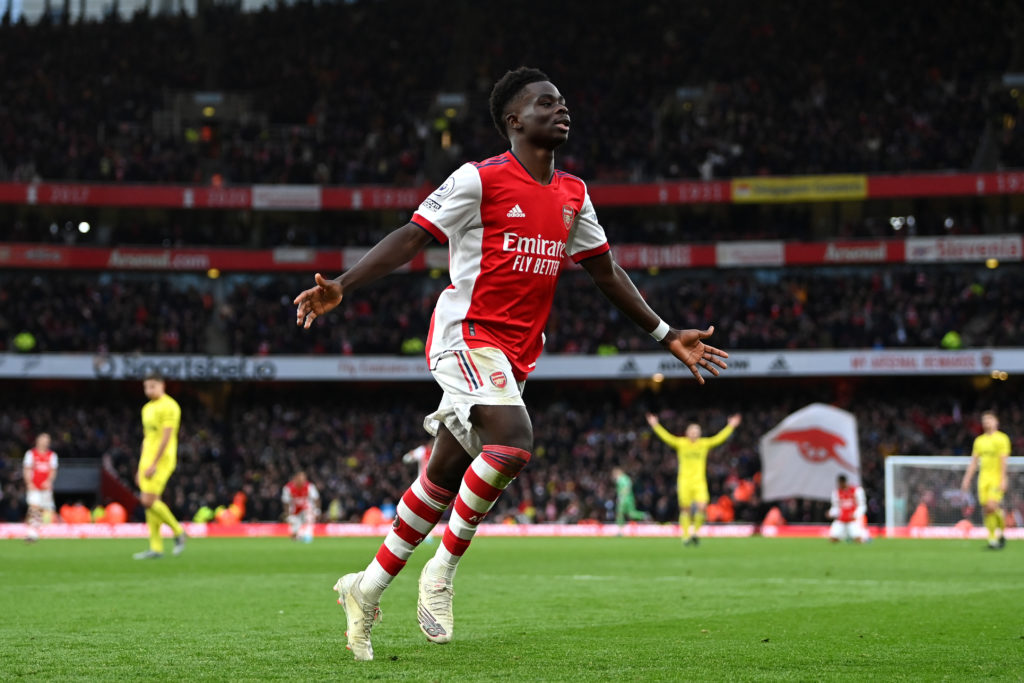 Conte fears Bukayo Saka