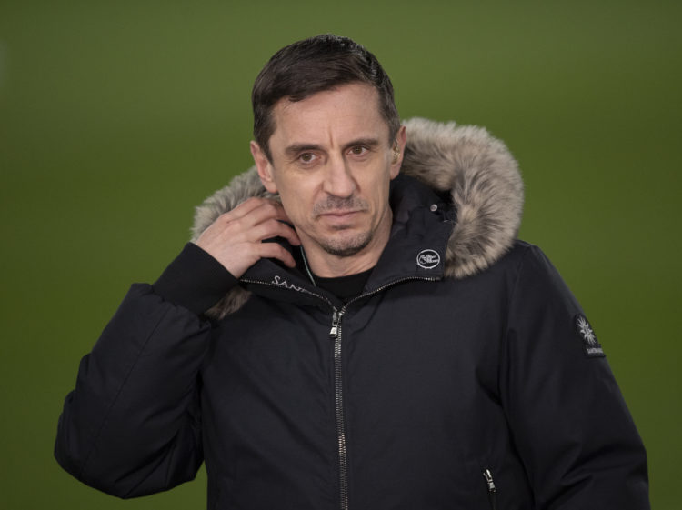 Gary Neville and Gary Lineker react after Everton seal huge win over Manchester United