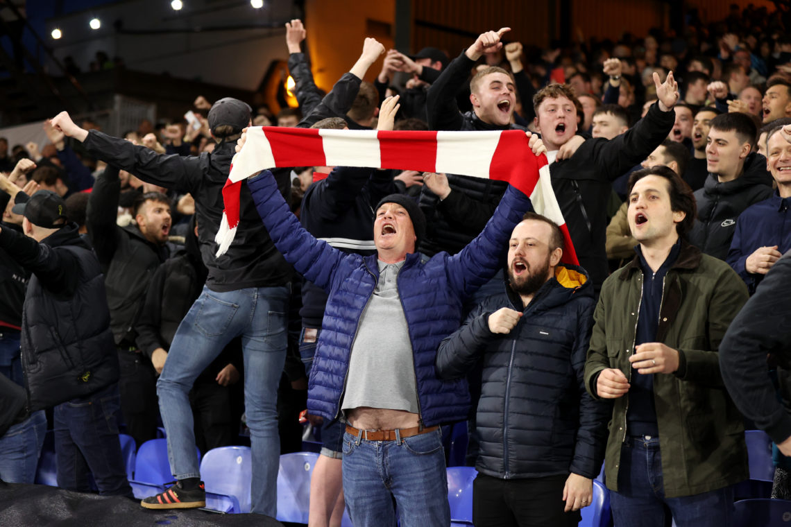 Video: What some Arsenal fans did at the away end at Crystal Palace after Gunners went 3-0 down