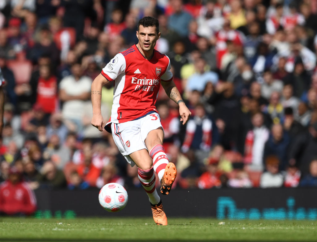 Xhaka left back