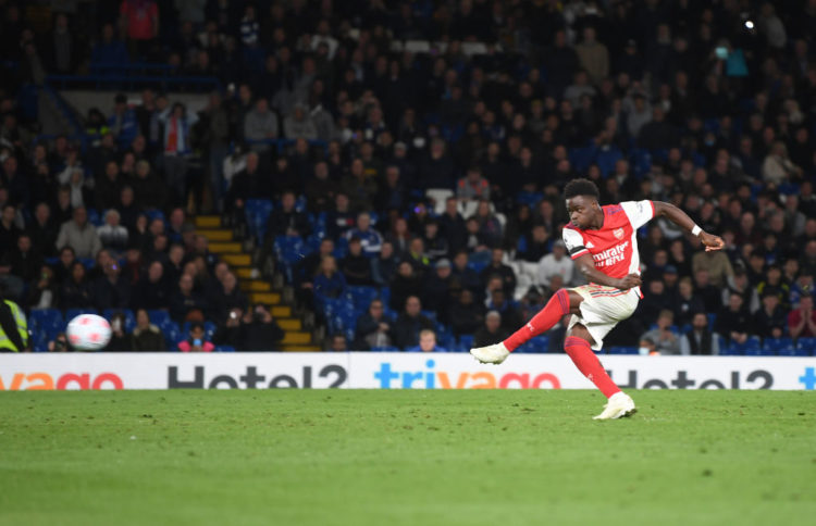 BBC pundit lauds Bukayo Saka after his two penalties for Arsenal