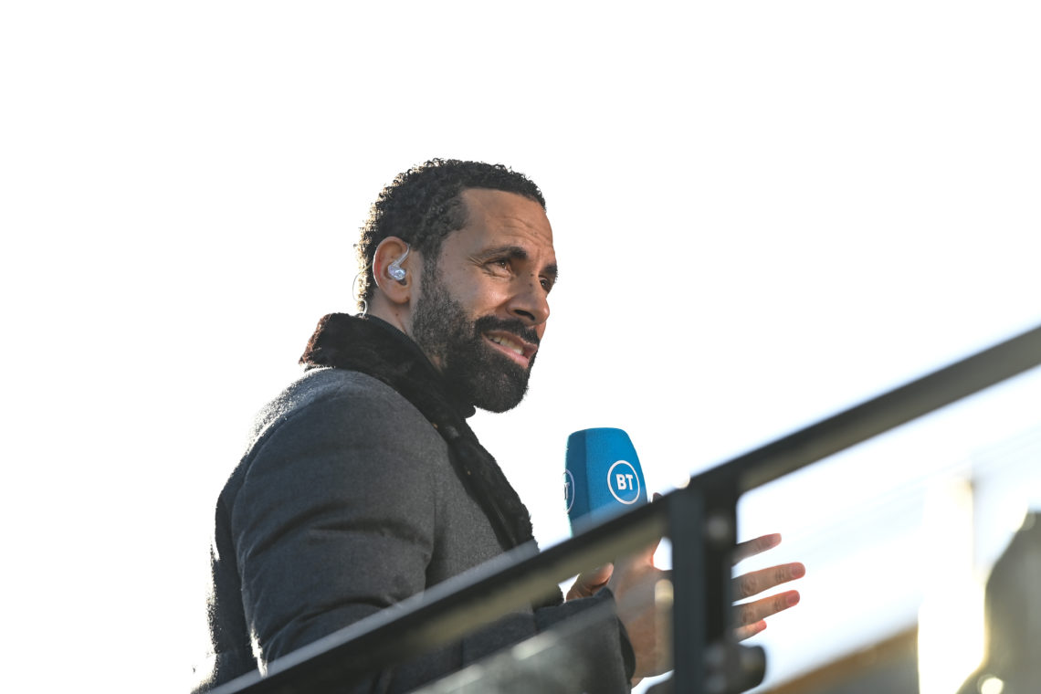 Rio Ferdinand shares what he text in the group chat moments after Arsenal equalised vs Man United