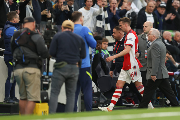 'Maybe that got to him': Sky Sports pundit thinks Rob Holding was sent off because of another Arsenal player