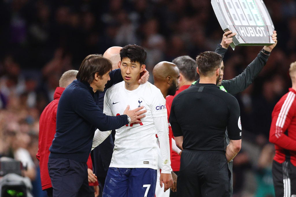 Tottenham Son angry