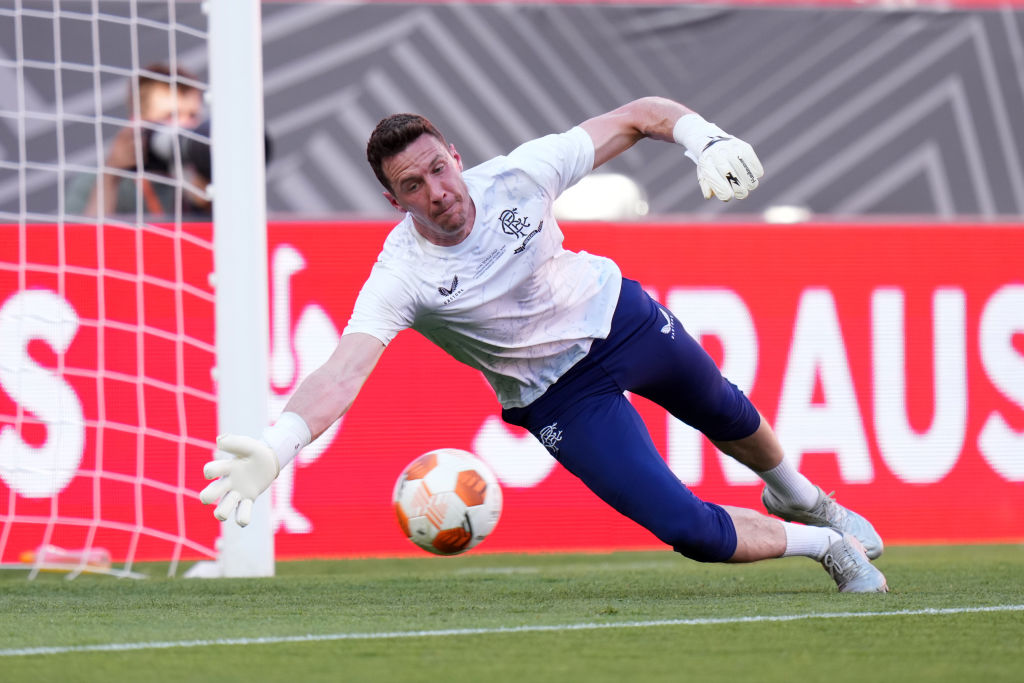 Rangers FC Training Session And Press Conference - UEFA Europa League Final 2021/22
