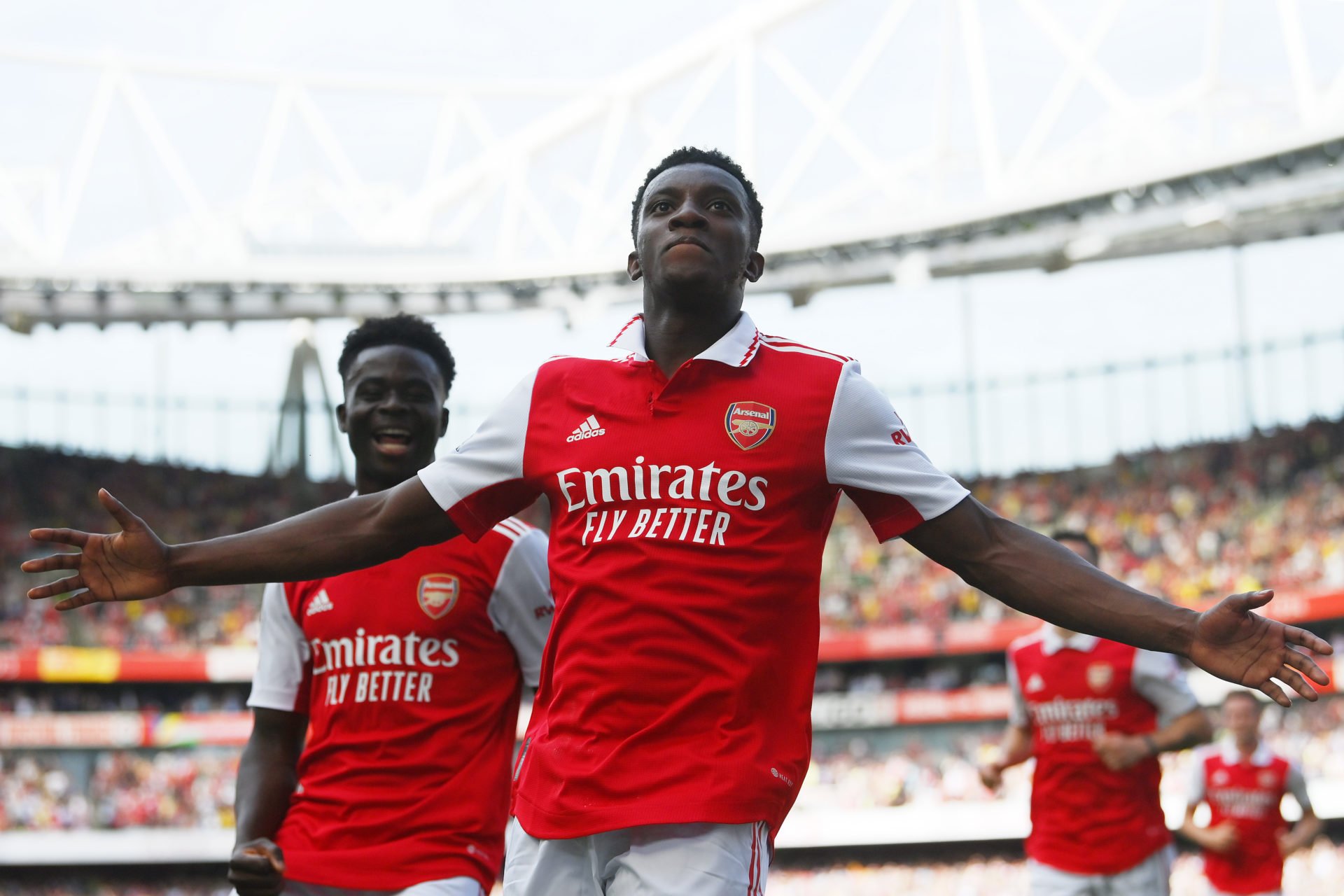 Mikel Arteta Praised Eddie Nketiah After Arsenal Beat Everton 5 1