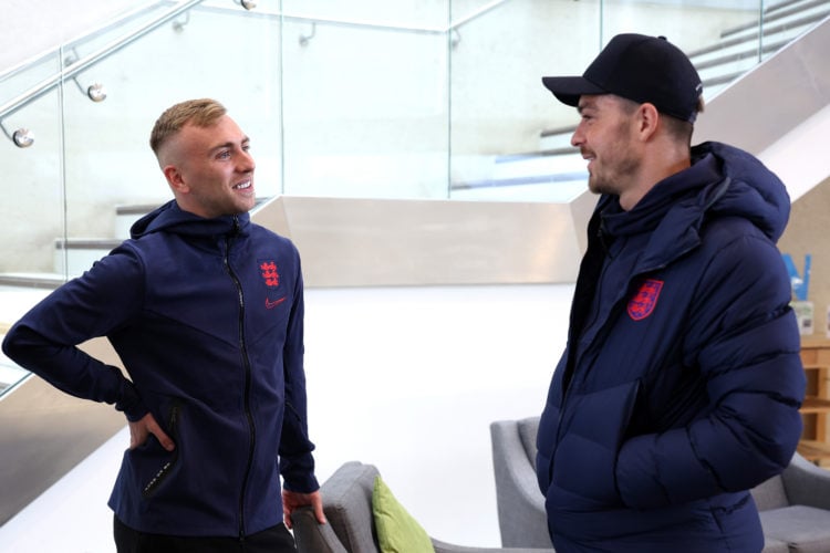 Video: Jack Grealish's first words with Jarrod Bowen and West Ham coach after he arrives at England camp