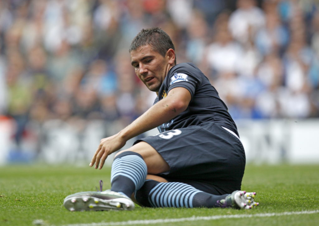 Manchester City's Serbian defender Aleks