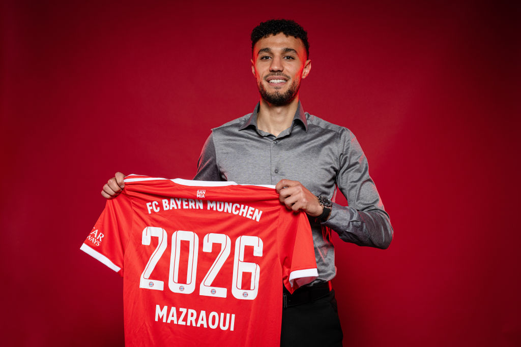 FC Bayern Muenchen Unveils New Signing Noussair Mazraoui