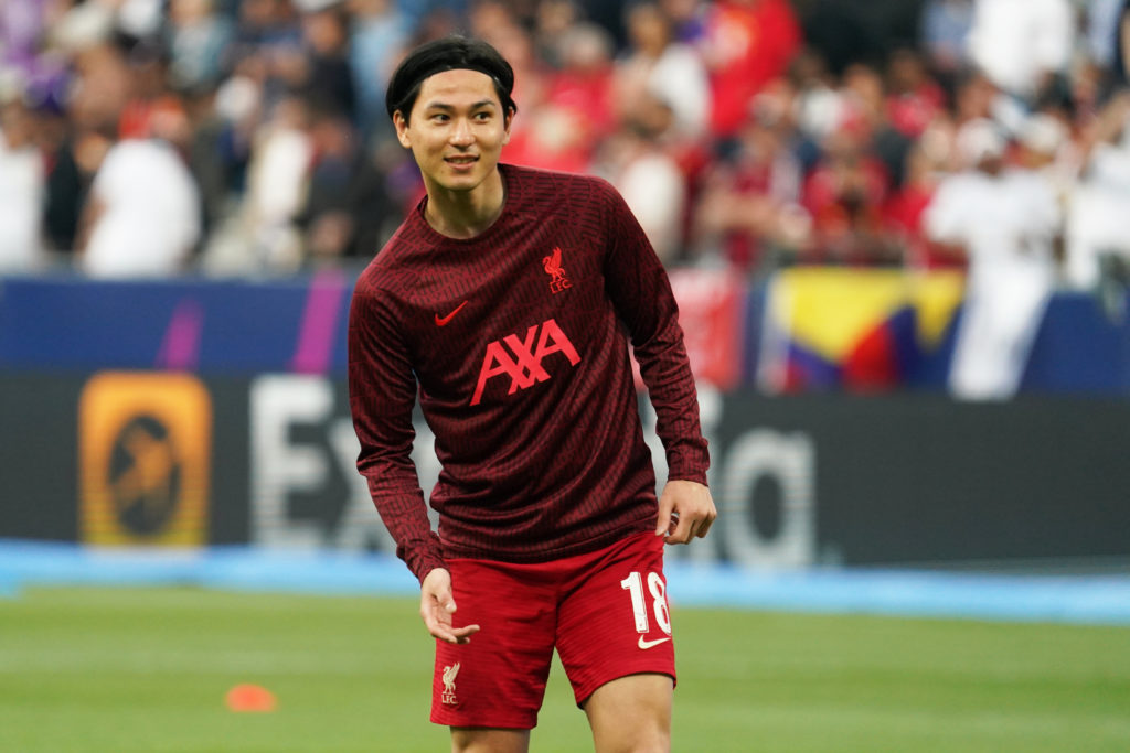 Takumi Minamino Wataru Endo Ji-sung Park Liverpool