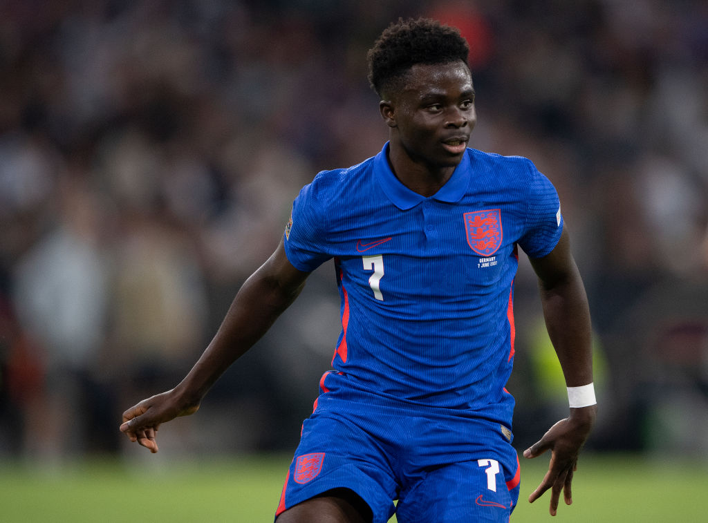 Southgate praises Saka